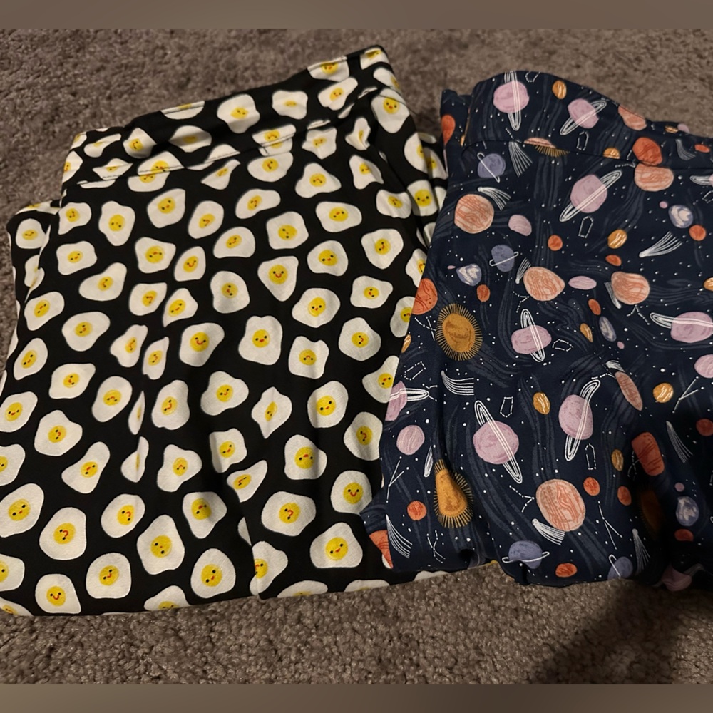 Egg and Space Themed Skirts